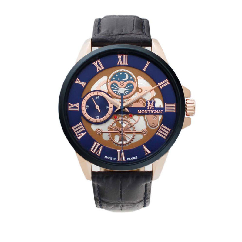 Montre Montignac  Bleu - Spannringe Herren | OROVIVO