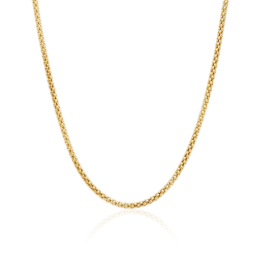 AMALLA Damen Kette Edelstahl vergoldet B 2,3 mm - Halsketten Damen | OROVIVO