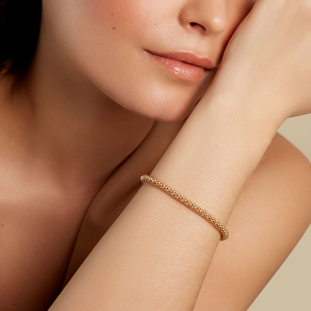 MARI Damen Armband Silber vergoldet 925 B 4,3 mm