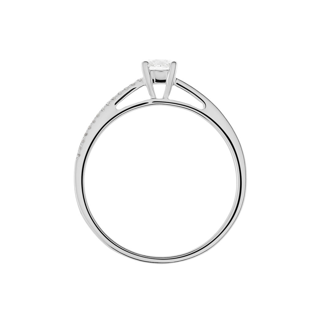 Damen Ring Weißgold 375 Diamant 0,32ct Alexandra  - Verlobungsringe Damen | OROVIVO