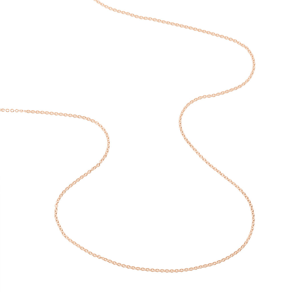 ANKER S RUND 3 Damen Kette Silber rosevergoldet 925 B 1,5 mm