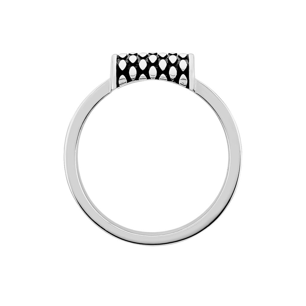 TORE Herren Ring Silber 925 Zylinder B 8 mm