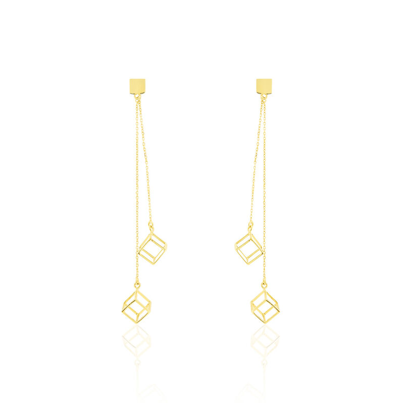 Boucles D'oreilles Siloe Or Jaune - Spannringe Damen | OROVIVO