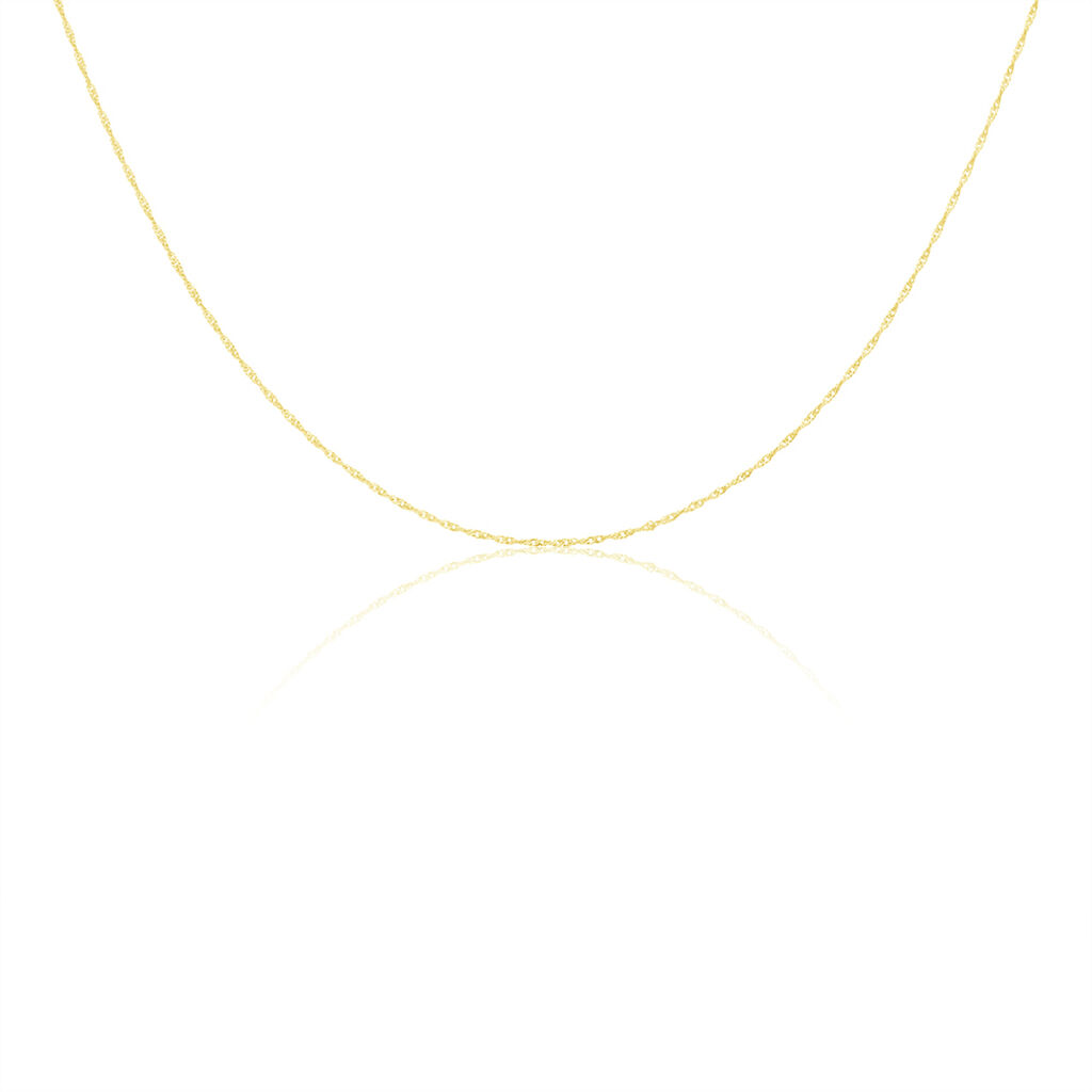 Damen Singapurkette Gold 375  - Halsketten Damen | OROVIVO