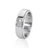 BOND Damen Ring Edelstahl Diamant Wei&szlig; 0,020 ct B 6 mm
