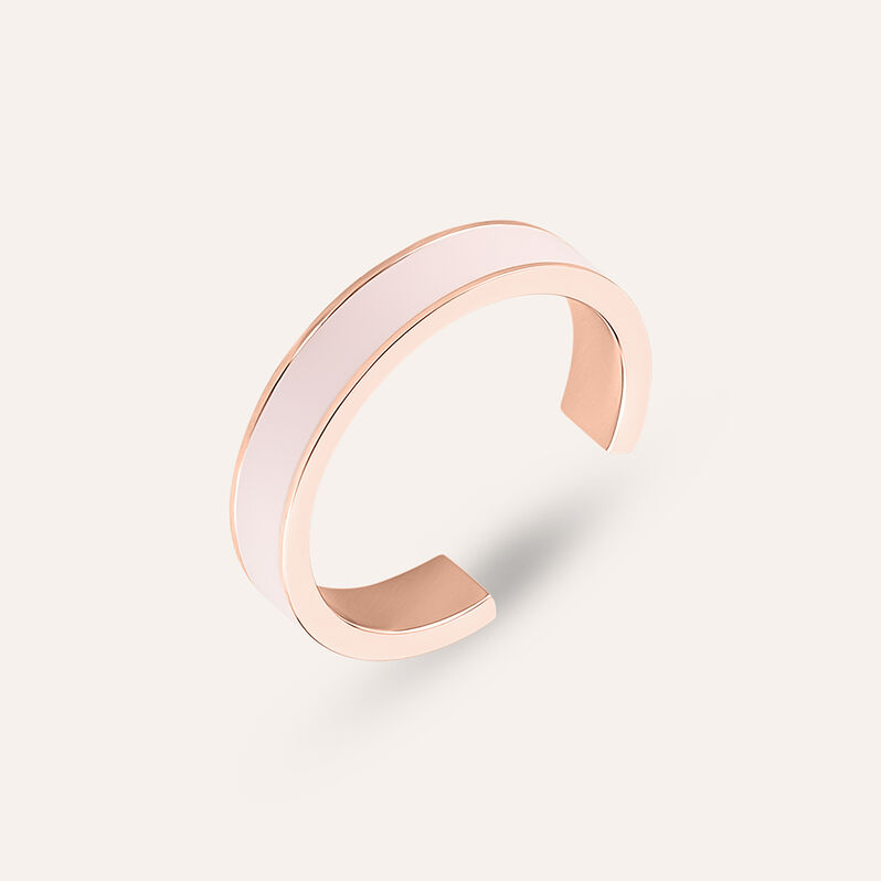 Anello Fantasia Lady Sweet Acciaio Rosa - Spannringe Damen | OROVIVO