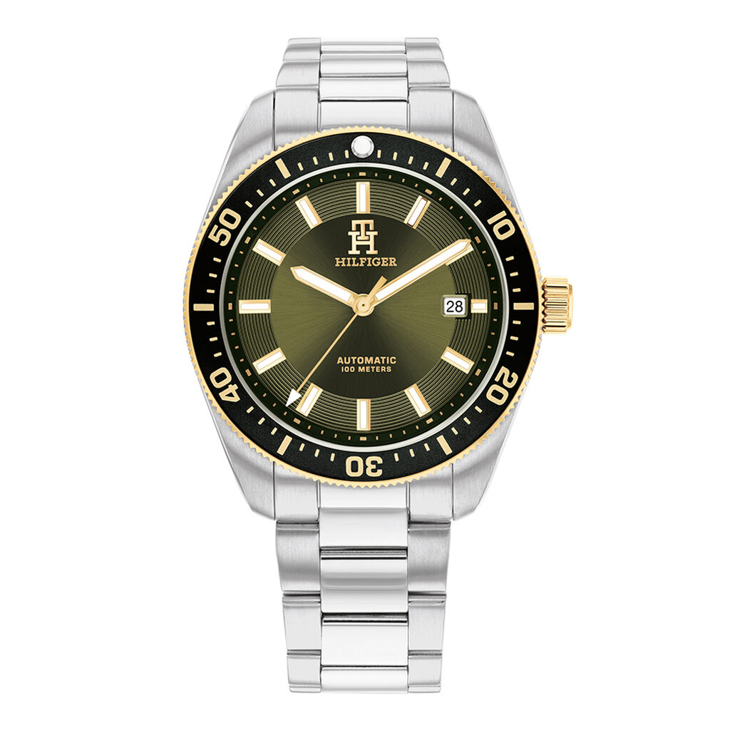 TOMMY HILFIGER Herrenuhr 1792155 Automatik, Uhr ohne Stein