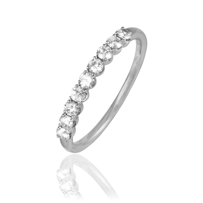 Alliance Eloise Or Blanc Diamant - Spannringe Damen | OROVIVO