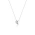 KALI Damen Collier Silber 925 Zirkonia Weiß 0,24 ct Blatt