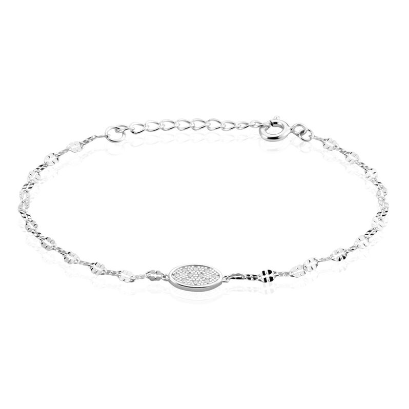 Collier Argent Rhodié Lars Oxyde De Zirconium - Spannringe Damen | OROVIVO