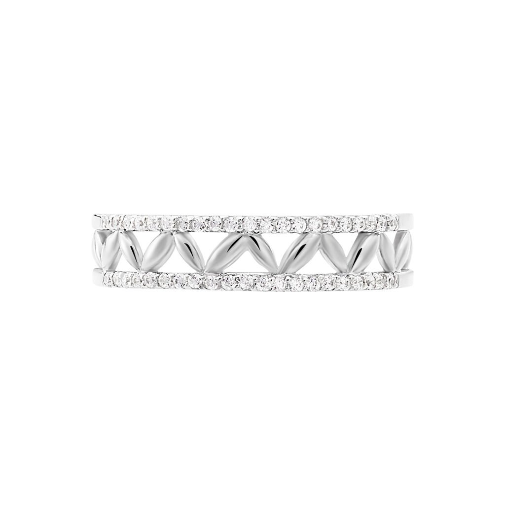 Damenring Silber 925 Zirkonia  - Ringe mit Stein Damen | OROVIVO