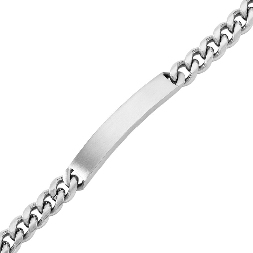 Herren ID Armband Edelstahl Mateo 2,1cm 80mm - Panzerarmbänder Herren | OROVIVO