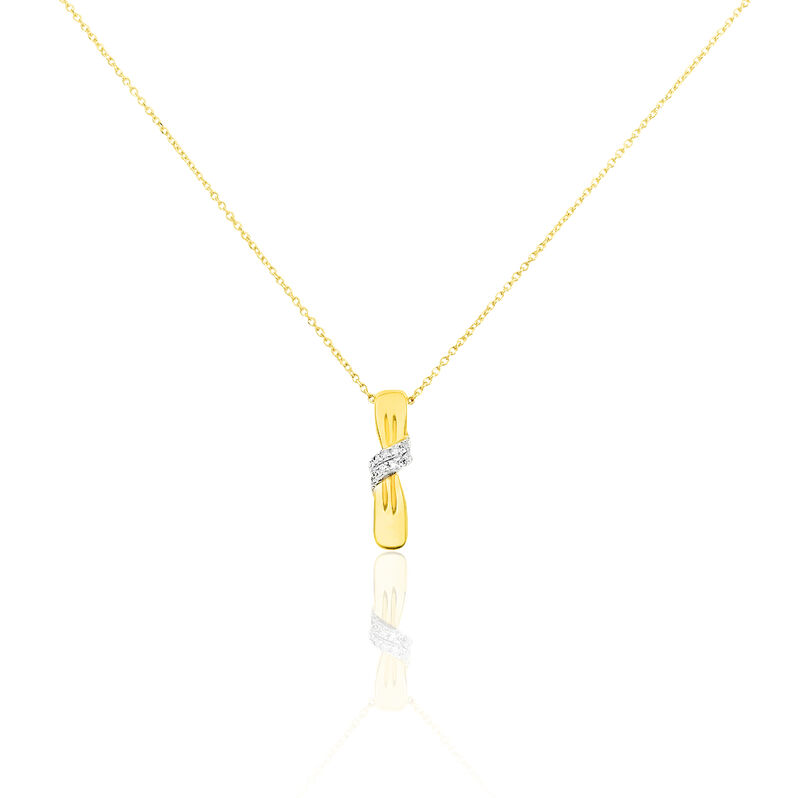 Collier Or Jaune Diamant - Spannringe Damen | OROVIVO