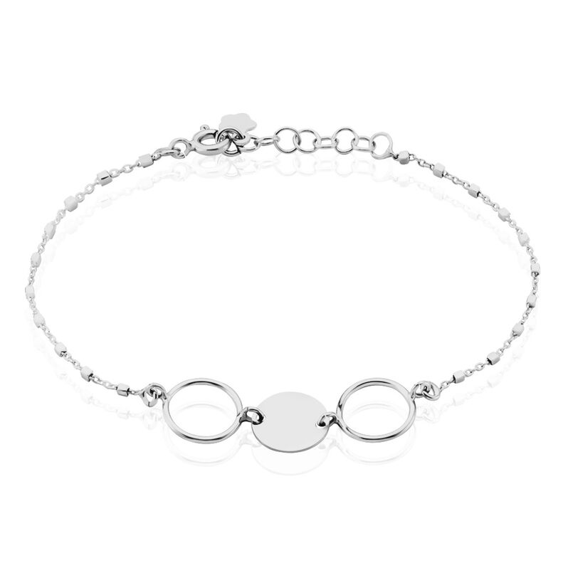 Bracelet Argent Rhodié Ortensia - Spannringe Damen | OROVIVO