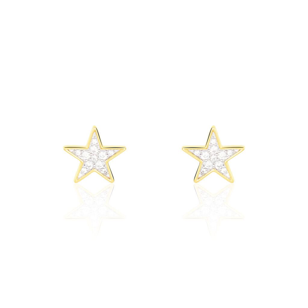 Boucles D'oreilles Or Jaune Kylia - Spannringe Damen | OROVIVO