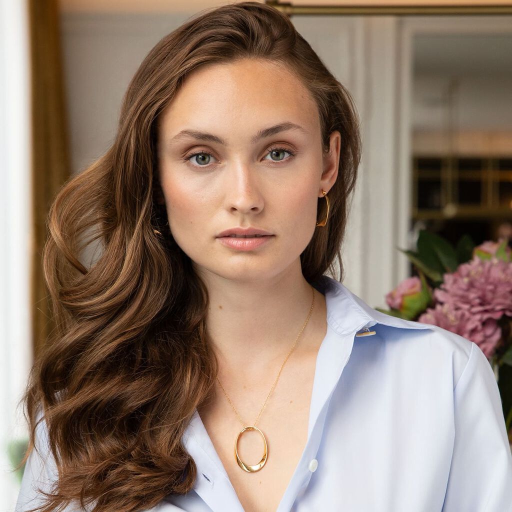 Damen Creolen Silber 925 Vergoldet  - Creolen Damen | OROVIVO