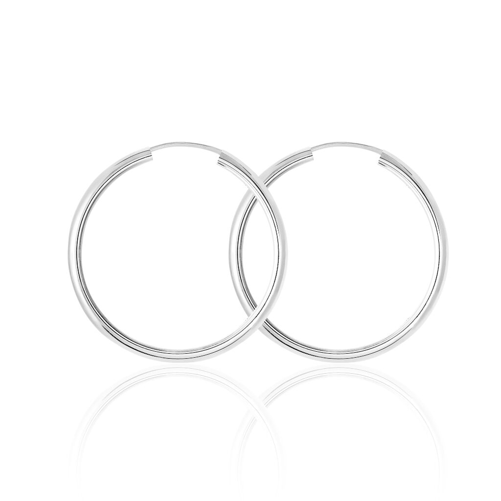 MALIN Damen Creolen Silber 925 B 5 mm