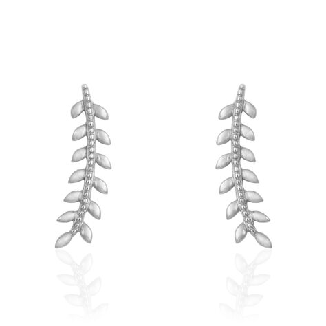ANGELINE BLATT 3 Damen Ohrschmuck Silber 925 Blatt - Ohrringe  | OROVIVO