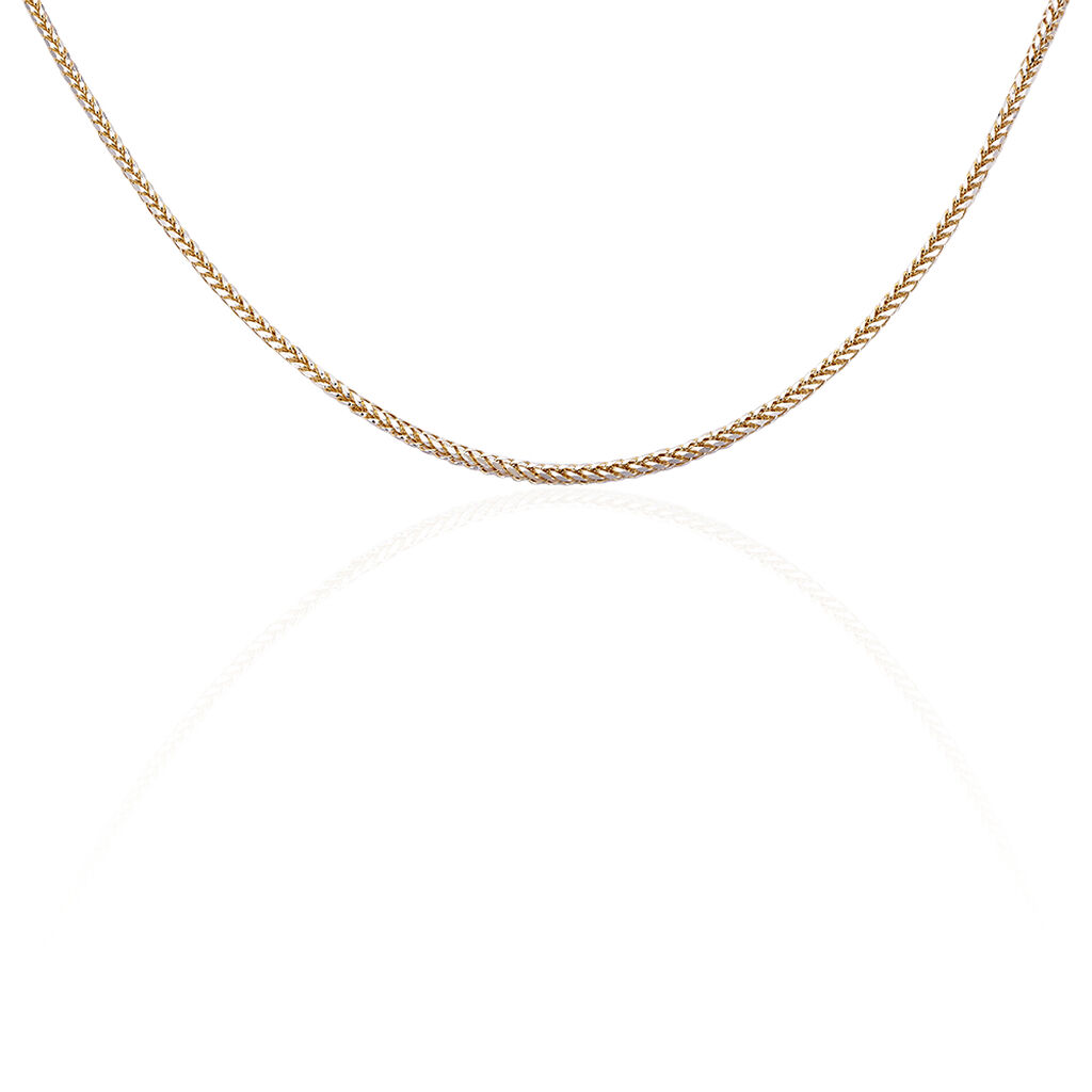Damenkette Palmenkette Gold 585 Bicolor  - Halsketten Damen | OROVIVO