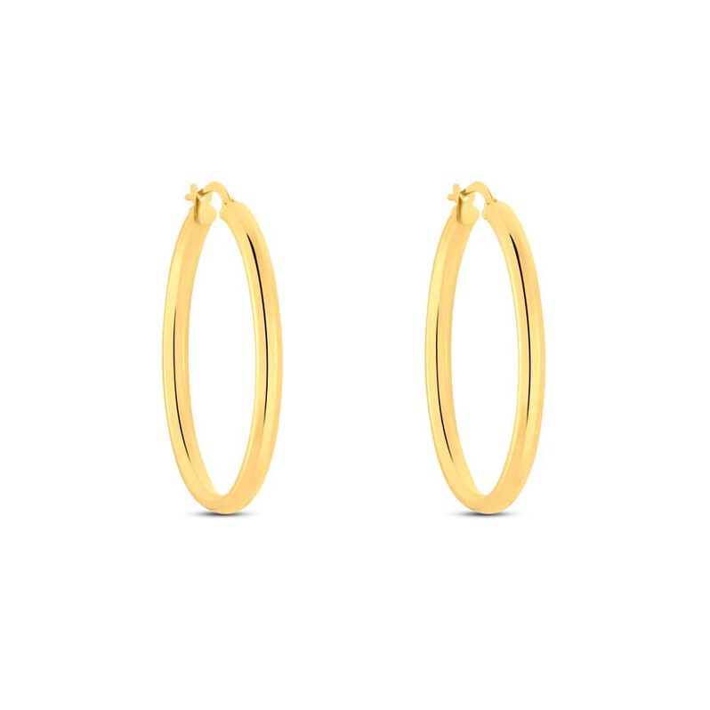 Orecchini A Cerchio Toujours Oro Giallo - Spannringe Damen | OROVIVO