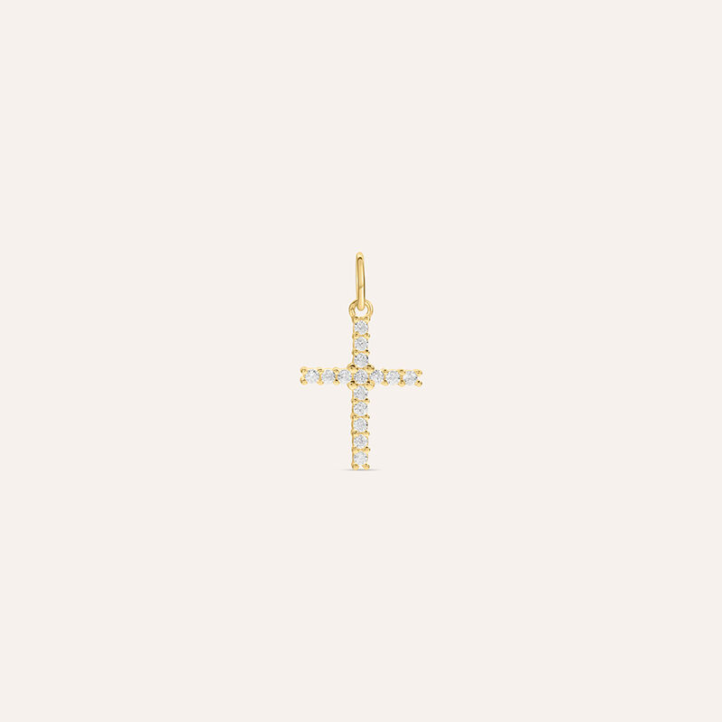 Pendente Holy Oro Giallo Cubic Zirconia - Spannringe Damen | OROVIVO