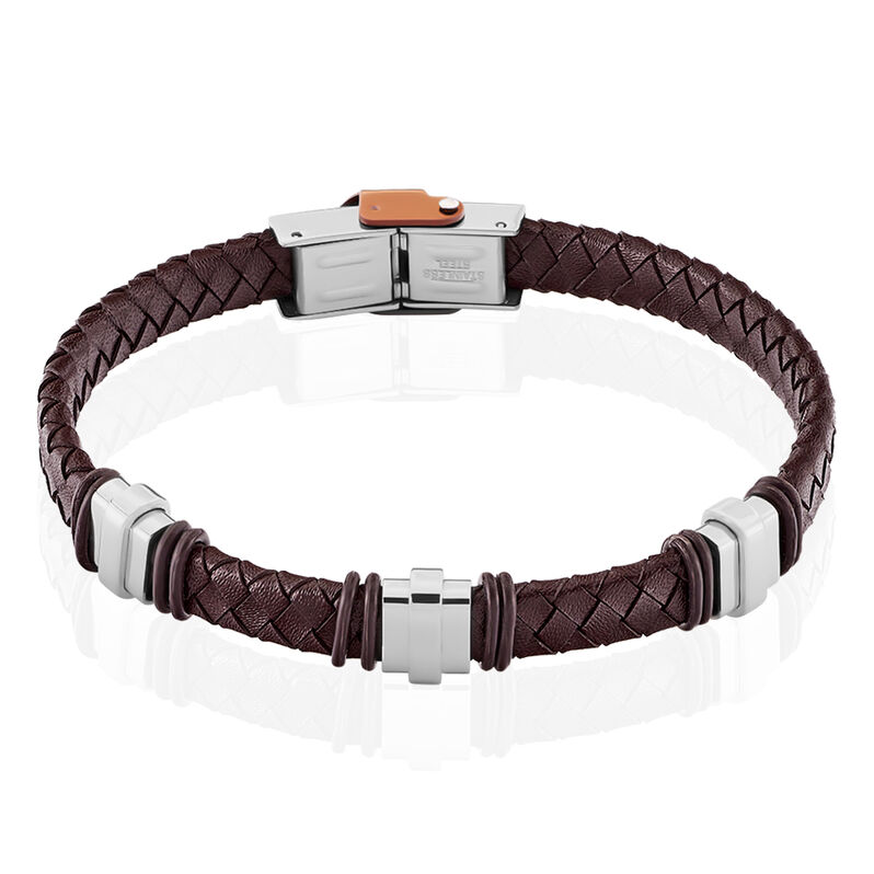 Bracelet Eliott Acier Blanc - Spannringe Herren | OROVIVO