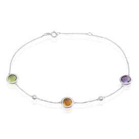 Damenarmband Weißgold 375 Amethyst Zirkonia - Armbänder Damen | OROVIVO