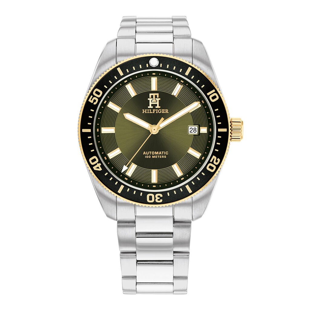 TOMMY HILFIGER Herrenuhr 1792155 Automatik, Uhr ohne Stein