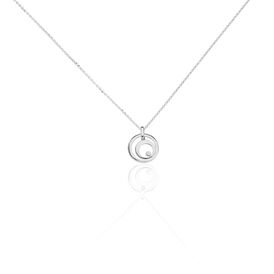 Damen Halskette Silber 925 Diamant 0,009ct - Ketten mit Anhänger Damen | OROVIVO