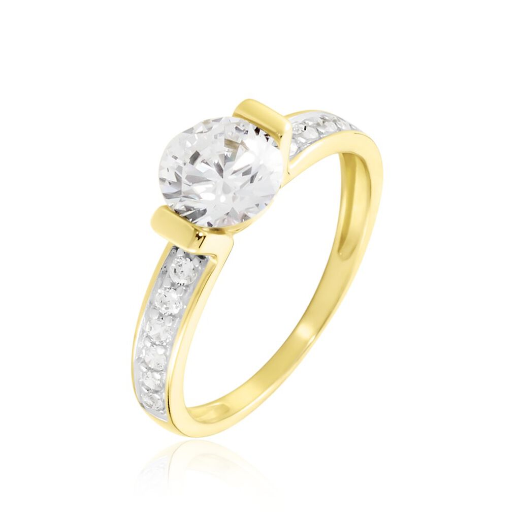 Damenring Gold 375 Zirkonia - Verlobungsringe Damen | OROVIVO