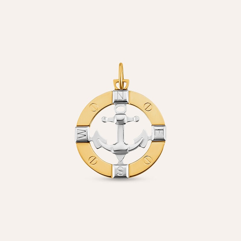 Pendente L'homme Or Oro Bicolore - Spannringe Herren | OROVIVO