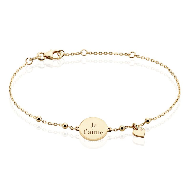 Bracelet Plaqué Or Fulvian Oxyde De Zirconium - Spannringe Damen | OROVIVO