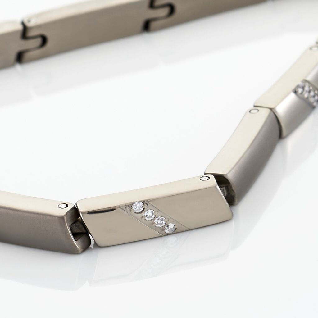 Damen Armband Titan Zirkonia Rechteckig Vivian 4,50mm - Armbänder mit Anhänger Damen | OROVIVO