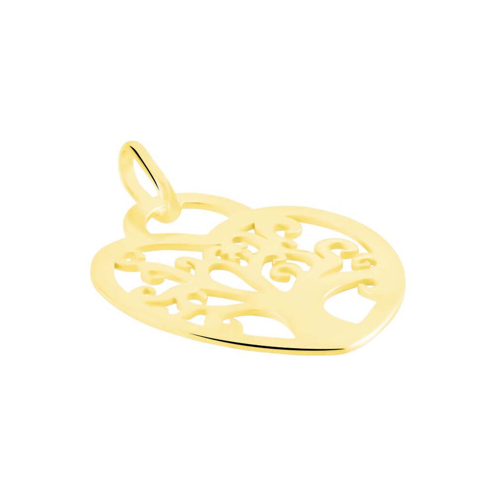 EDE LEBENSBAUM 4 Damen Anh&auml;nger Gold 375 (9 Karat) Lebensbaum