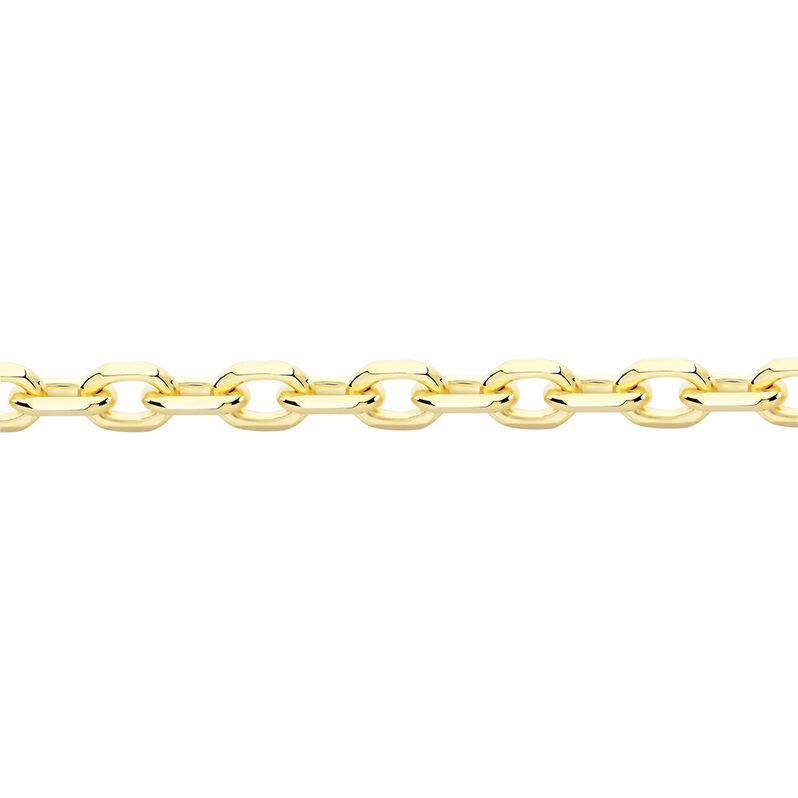 Damen Ankerkette Gold 375 Diamantiert  - Halsketten Damen | OROVIVO