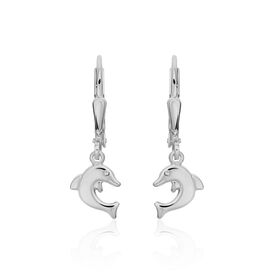 Kinder Ohrhänger Silber 925 Delfin - Ohrhänger Kinder | OROVIVO