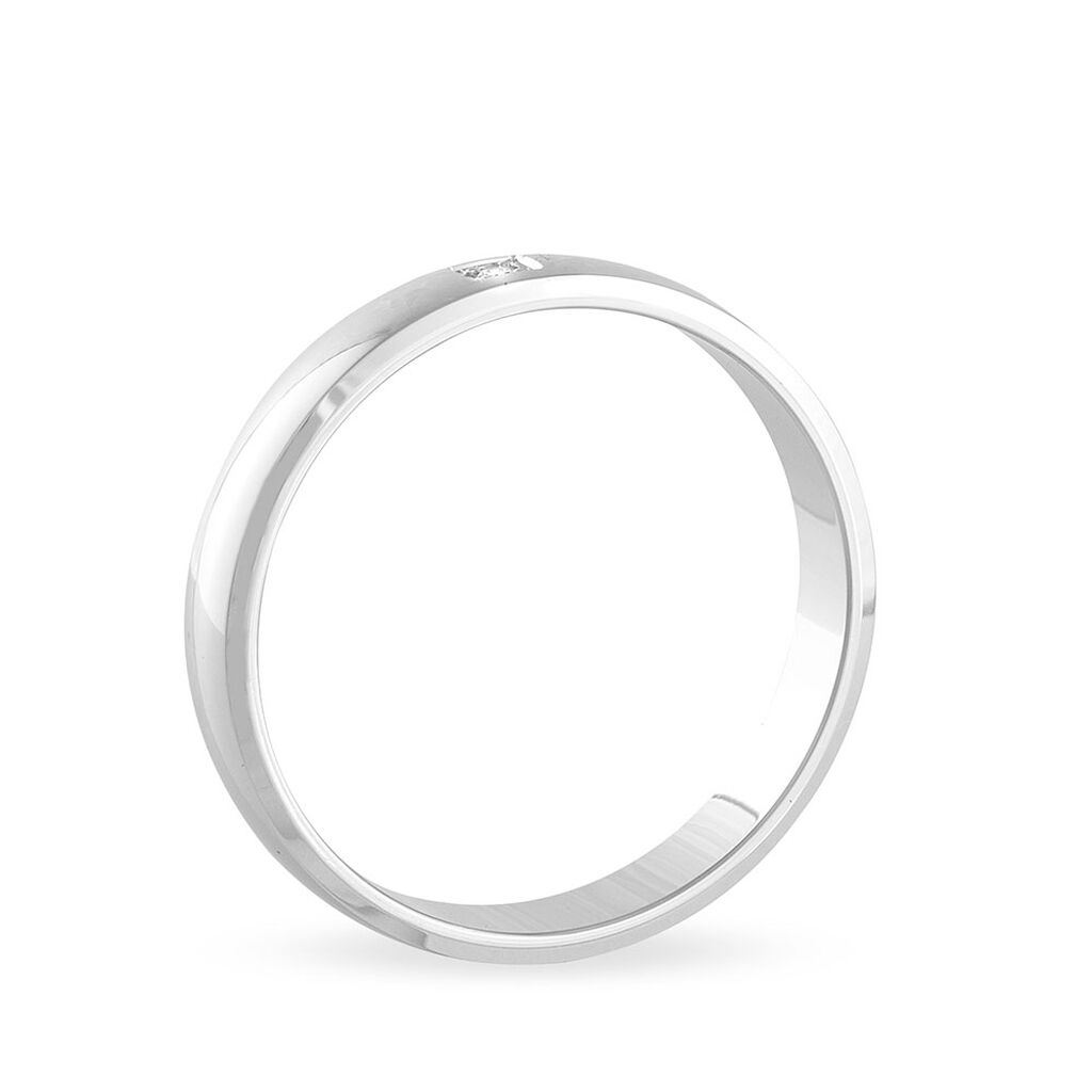 Alliance Celeste Or Blanc Diamant - Spannringe Familie | OROVIVO