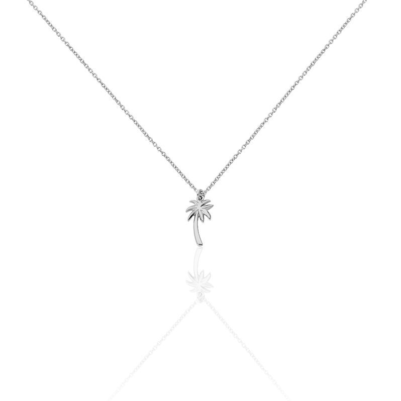 Kette Silber Rhodiniert Loona Palme - Spannringe Damen | OROVIVO