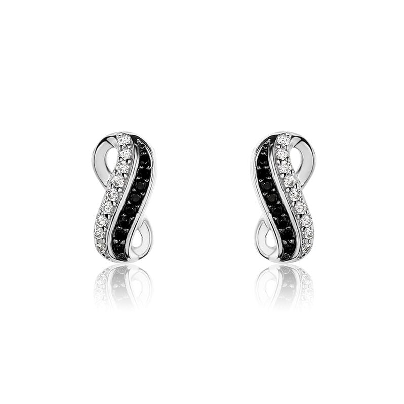 Boucles D'oreilles Puces Liraz Argent Weiss Oxyde De Zirconium - Spannringe Damen | OROVIVO
