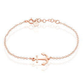 Damenarmband Silber 925 Rosé Vergoldet Anker - Armbänder Damen | OROVIVO