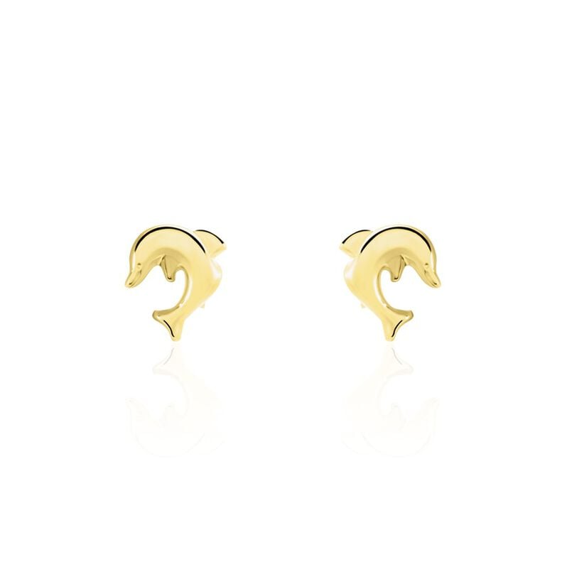Kinder Ohrstecker Gold 333 Delphin - Ohrstecker Kinder | OROVIVO