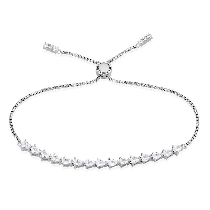 BRACY Damen Armband Silber Silber 925 Zirkonia Wei&szlig; 3,51 ct - Armb&auml;nder Damen | OROVIVO