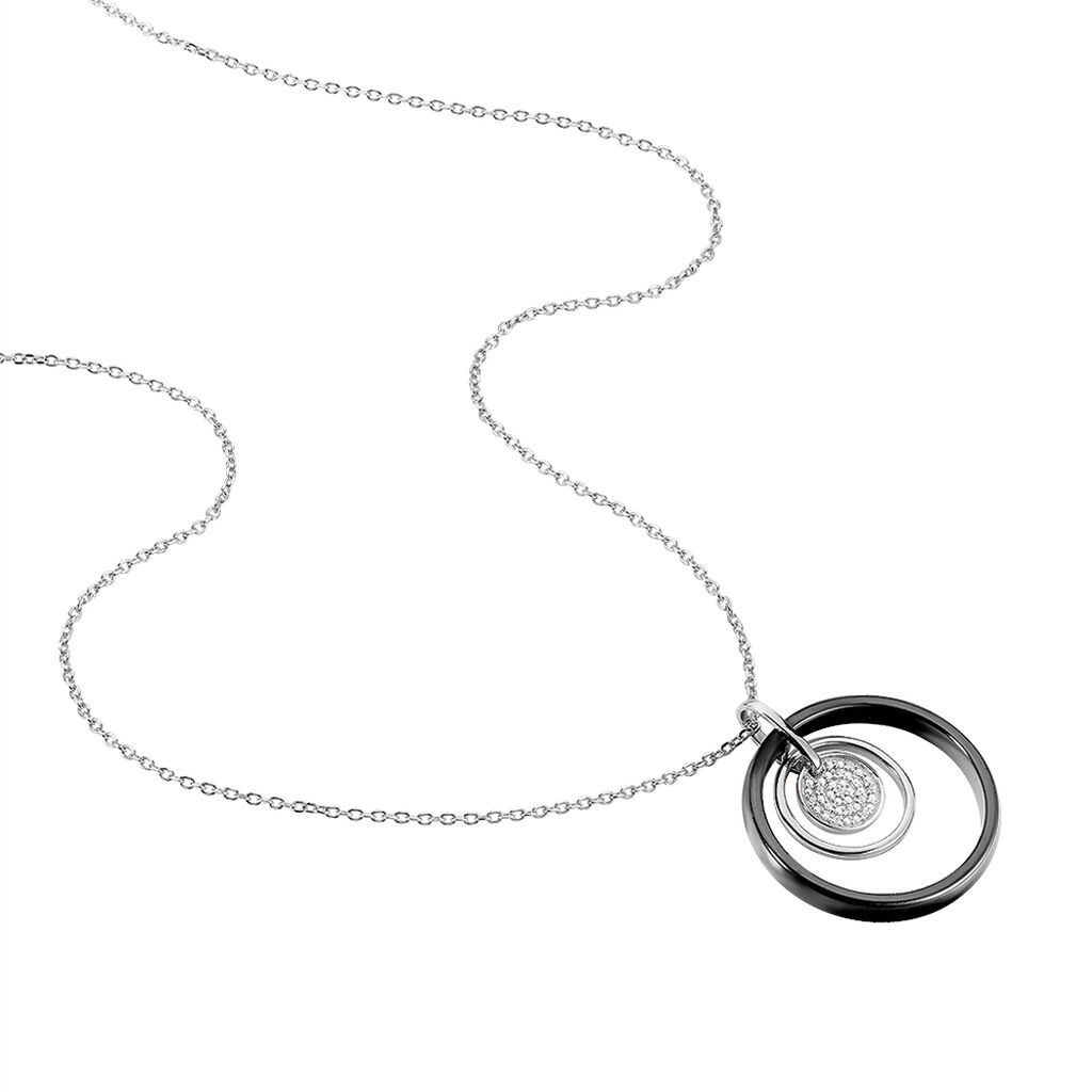 Collier Maia Argent  Et Ceramique - Spannringe Damen | OROVIVO