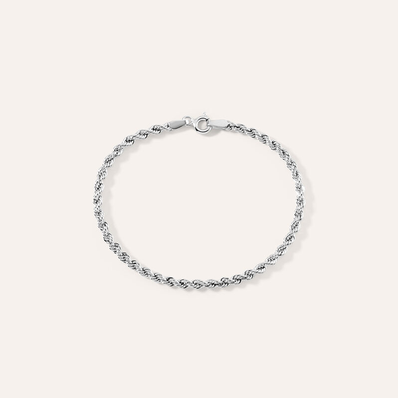 Bracciale Catena Colette Oro Bianco - Spannringe Damen | OROVIVO