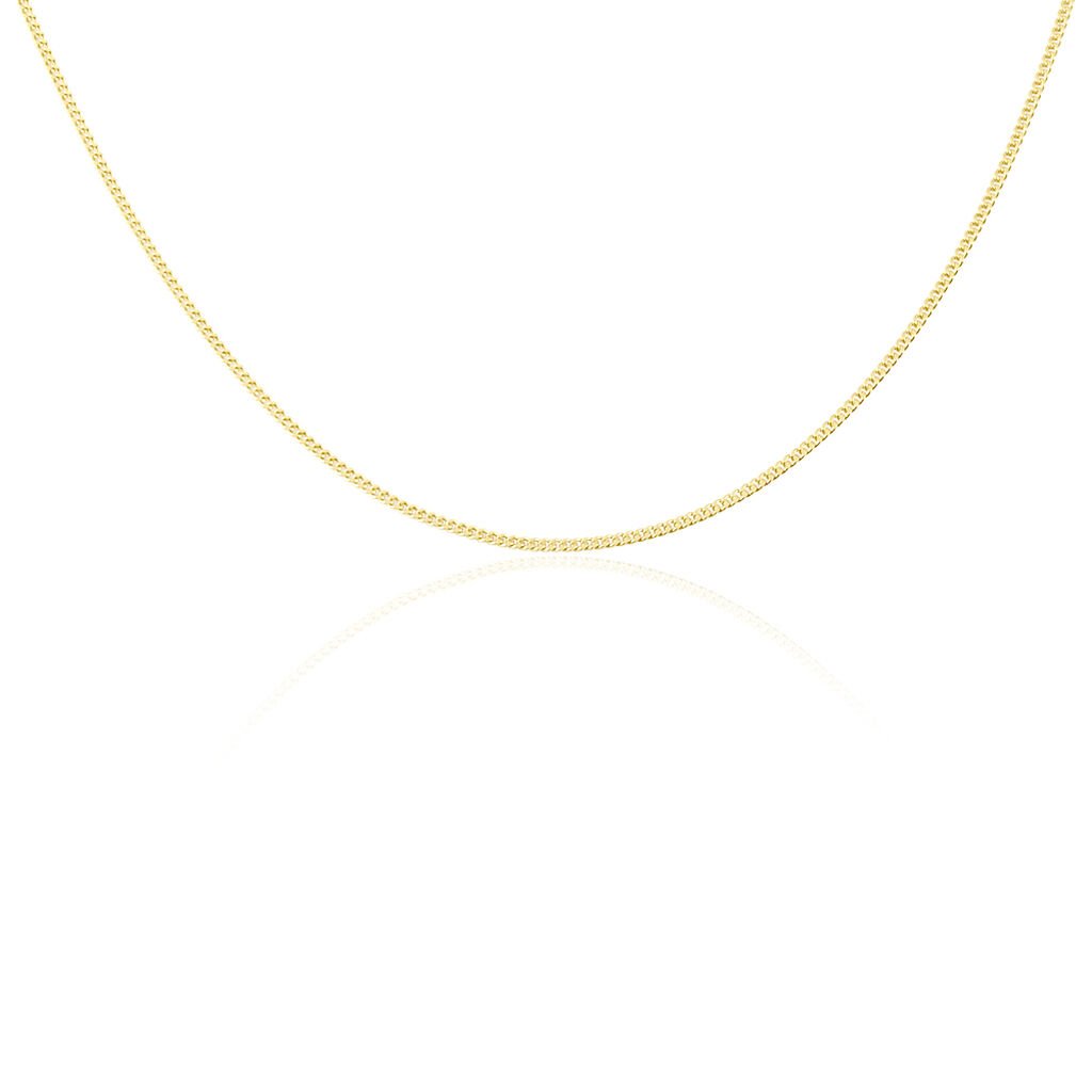 Unisex Panzerkette Gold 375  - Halsketten Unisex | OROVIVO