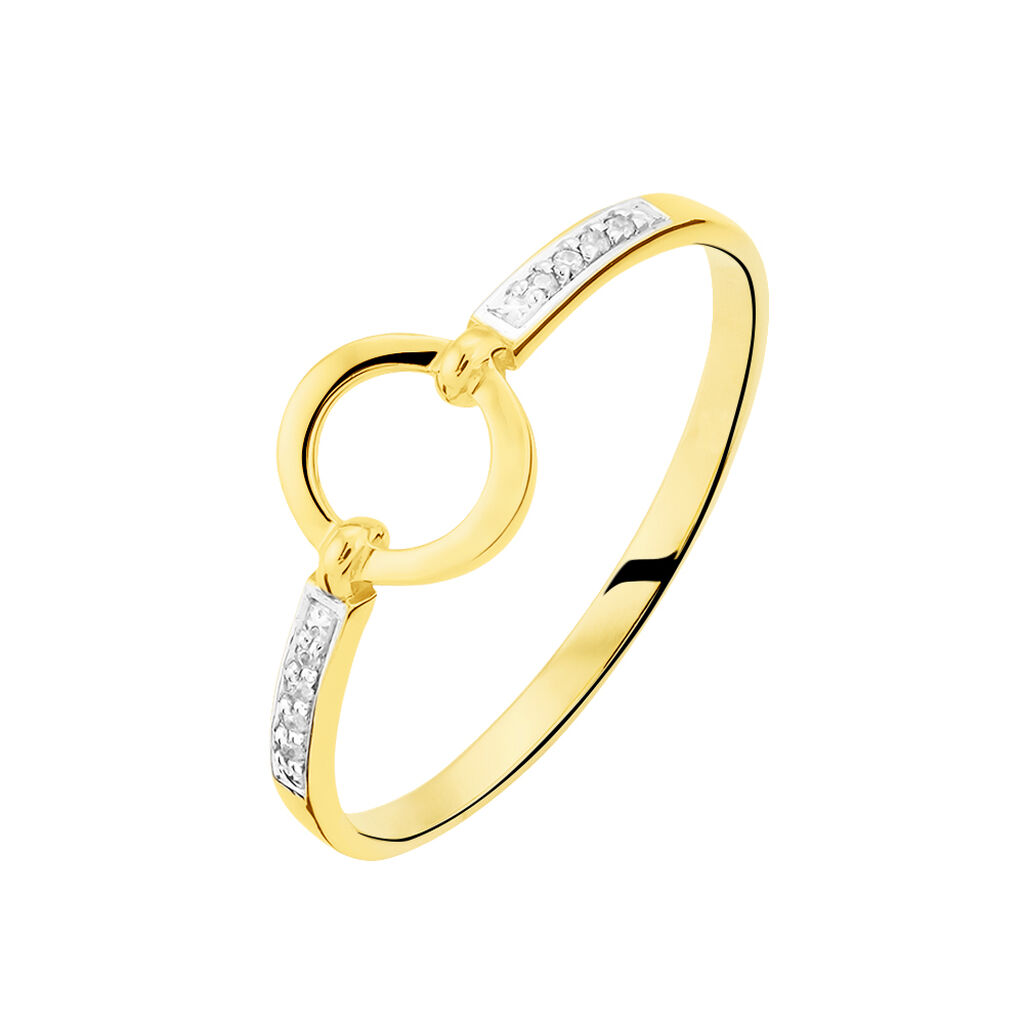Bague Solange Or Jaune Diamant - Spannringe Damen | OROVIVO