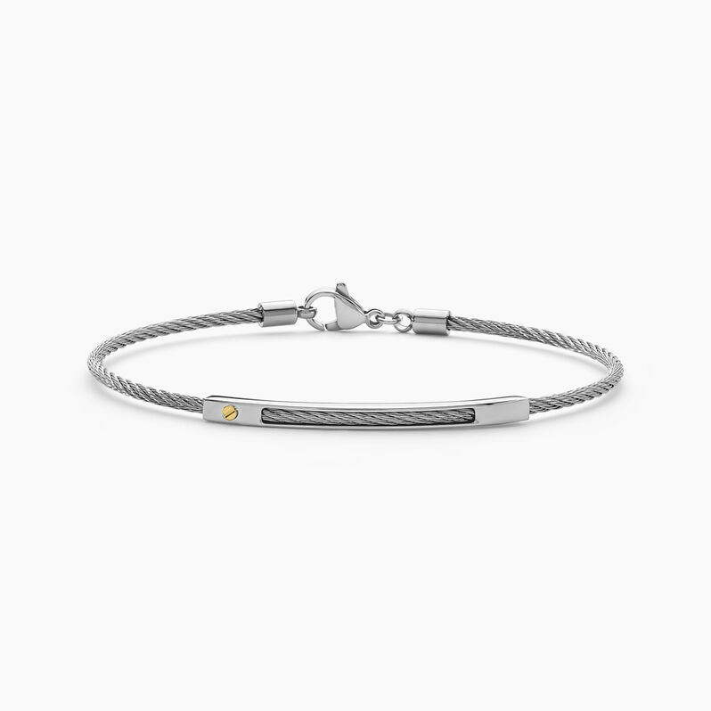 Bracelet Royan Acier Bicolore - Spannringe Herren | OROVIVO