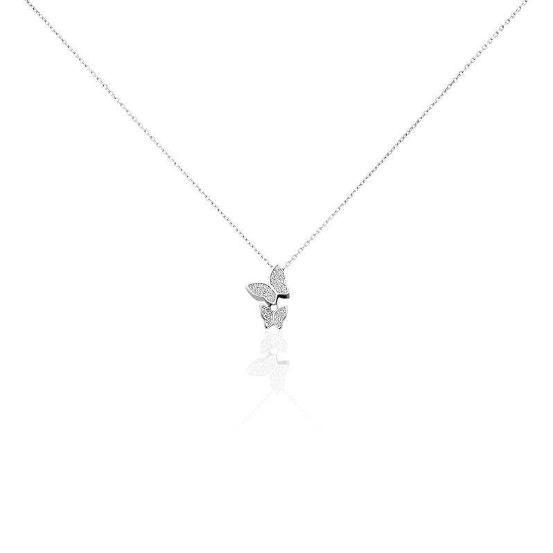 Collier Cadfan Argent Rhodié Oxyde - Spannringe Damen | OROVIVO
