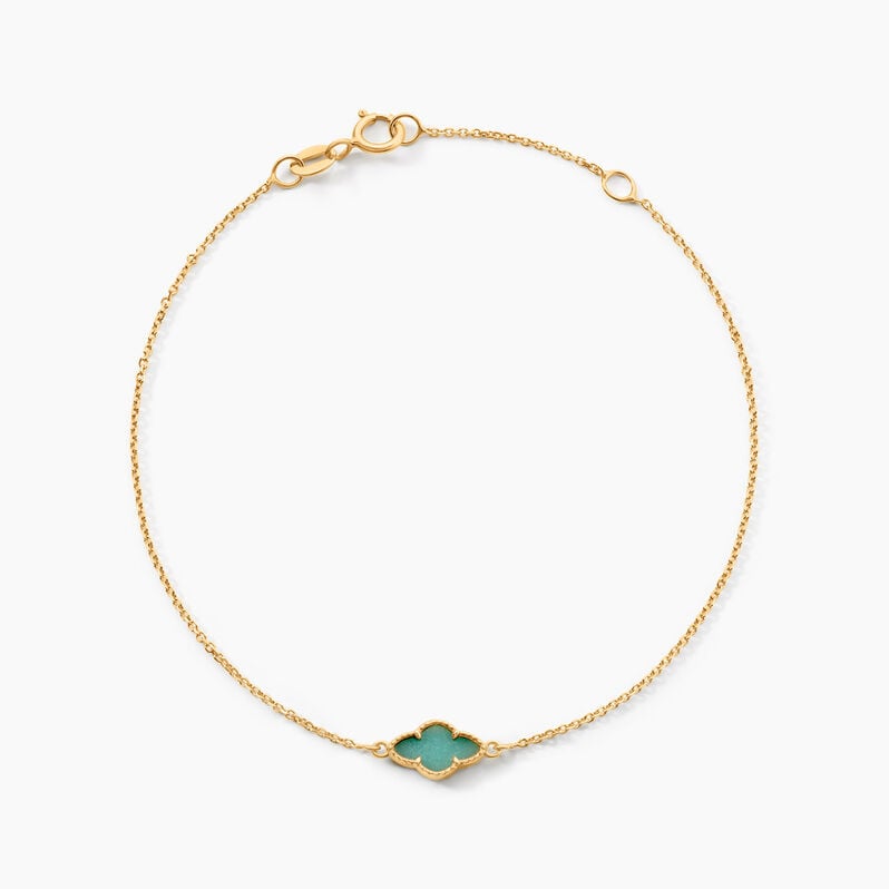 Bracelet Floriza Or Jaune Nacre - Spannringe Damen | OROVIVO