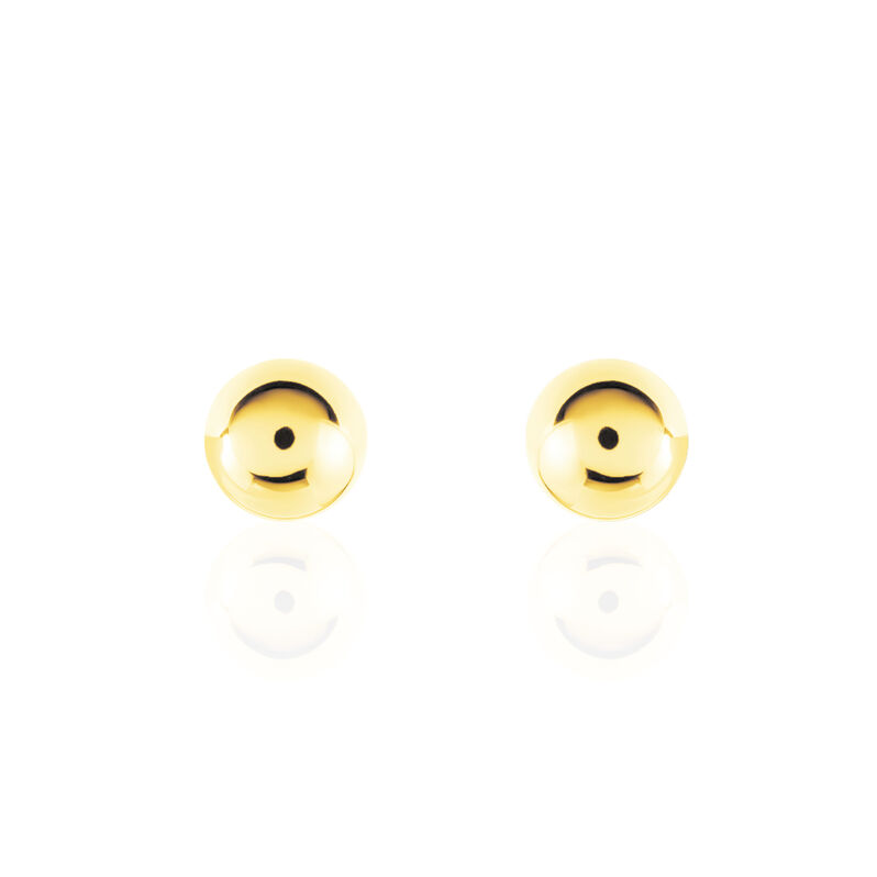 Damen Ohrstecker Gold 375 Kugel 8mm - Ohrstecker Damen | OROVIVO